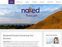 Tablet Screenshot of nakedtelecom.net
